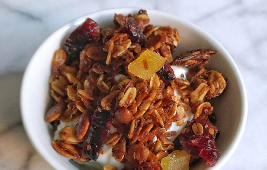 Cranberry Ginger Granola