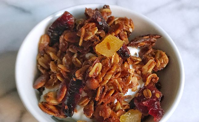 Cranberry Ginger Granola